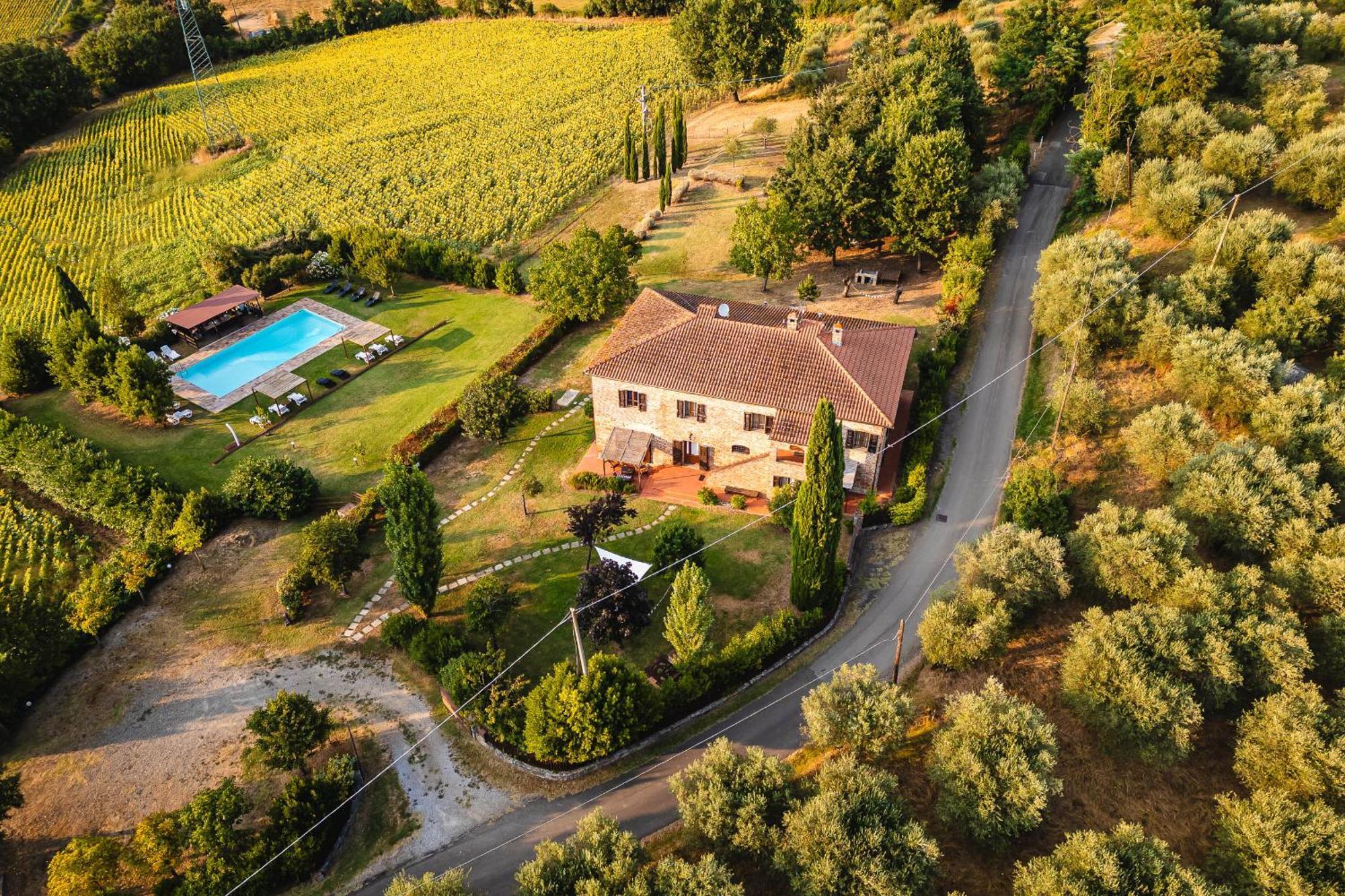 Villa Le Belle Giornate Foiano Della Chiana Exterior photo